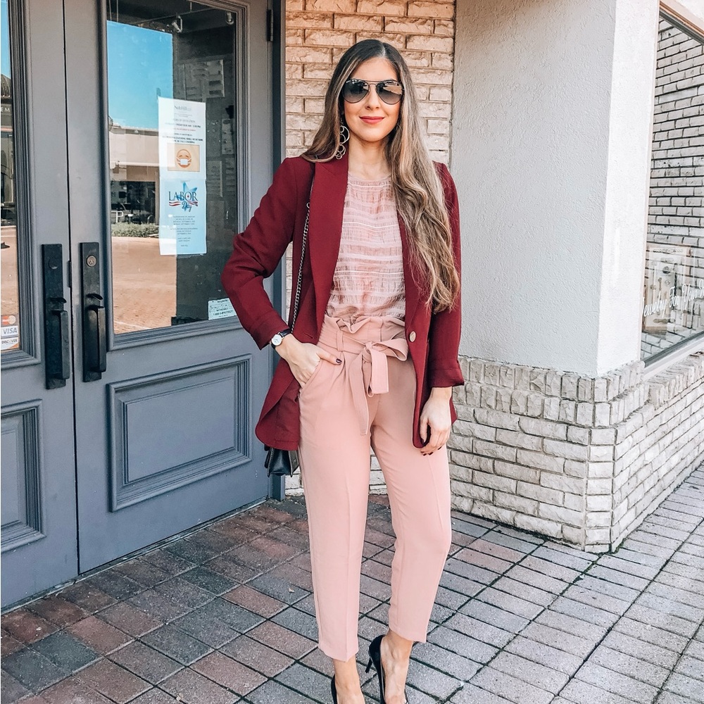 Tie Waist Dress Pants
